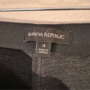 Banana Republic Black Faux Vegan Leather Moto Leggings Devon Size 4 Matte